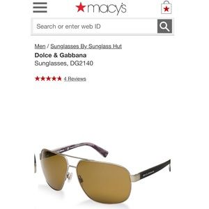 Dolce & Gabbana Men’s polarized sunglasses